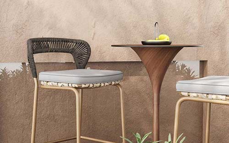 Outdoor leisure bar tables and chairs