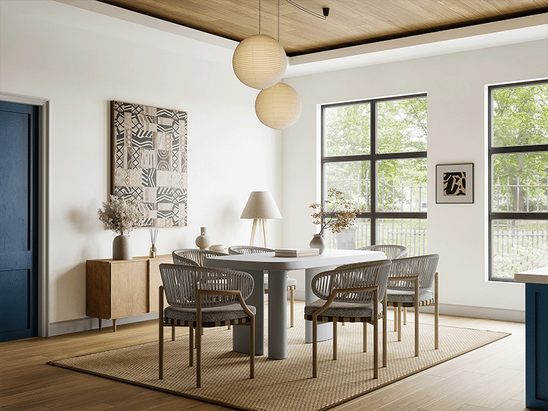 modern dining table